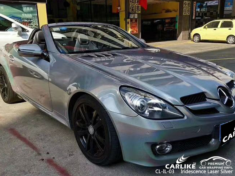 CL-IL-03 iridescence laser silver wrap car black matt for PORSCHE Tokat Turkey