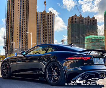 CL-SCM-01 JAGUAR Niğde Türkiye için krom ayna siyah gövde sarma araba tedarikçisi