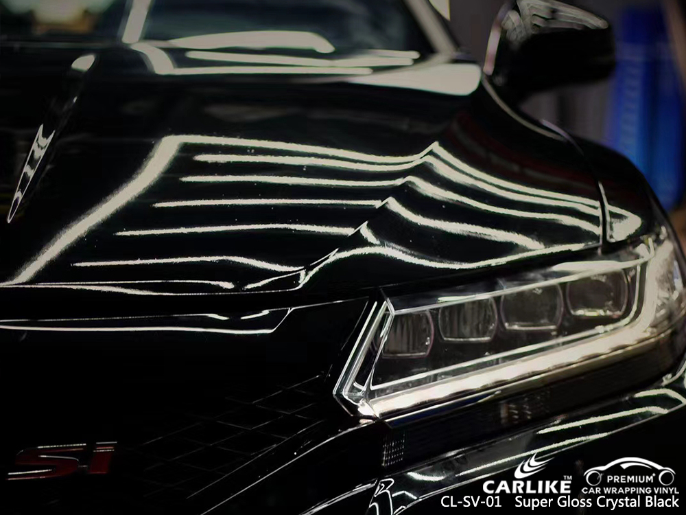 CL-SV-01 super gloss crystal black high gloss vinyl wrap for HONDA Sivas Turkey