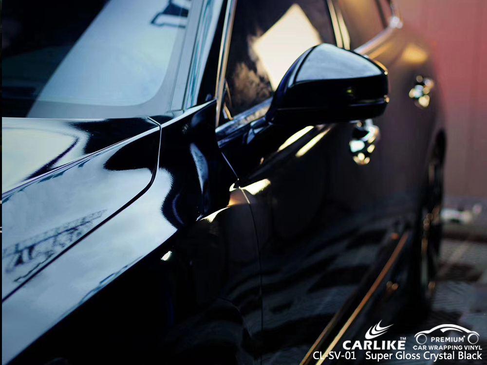 CL-SV-01 super gloss crystal black high gloss vinyl wrap for HONDA Sivas Turkey