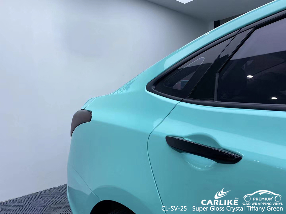 CL-SV-25 super gloss crystal tiffany green car wrapping foil for BEIJING HYUNDAI Isparta Turkey