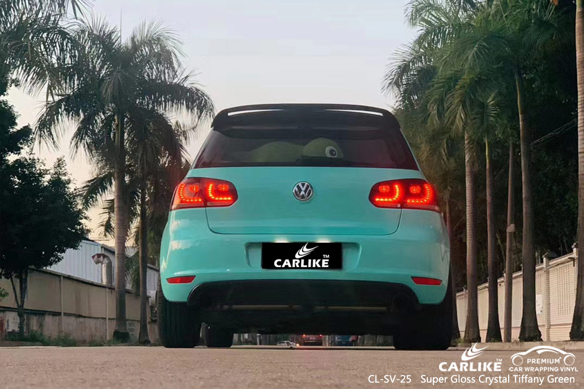 CL-SV-25 super gloss crystal tiffany green wrap my car for VOLKSWAGEN Agri Turkey