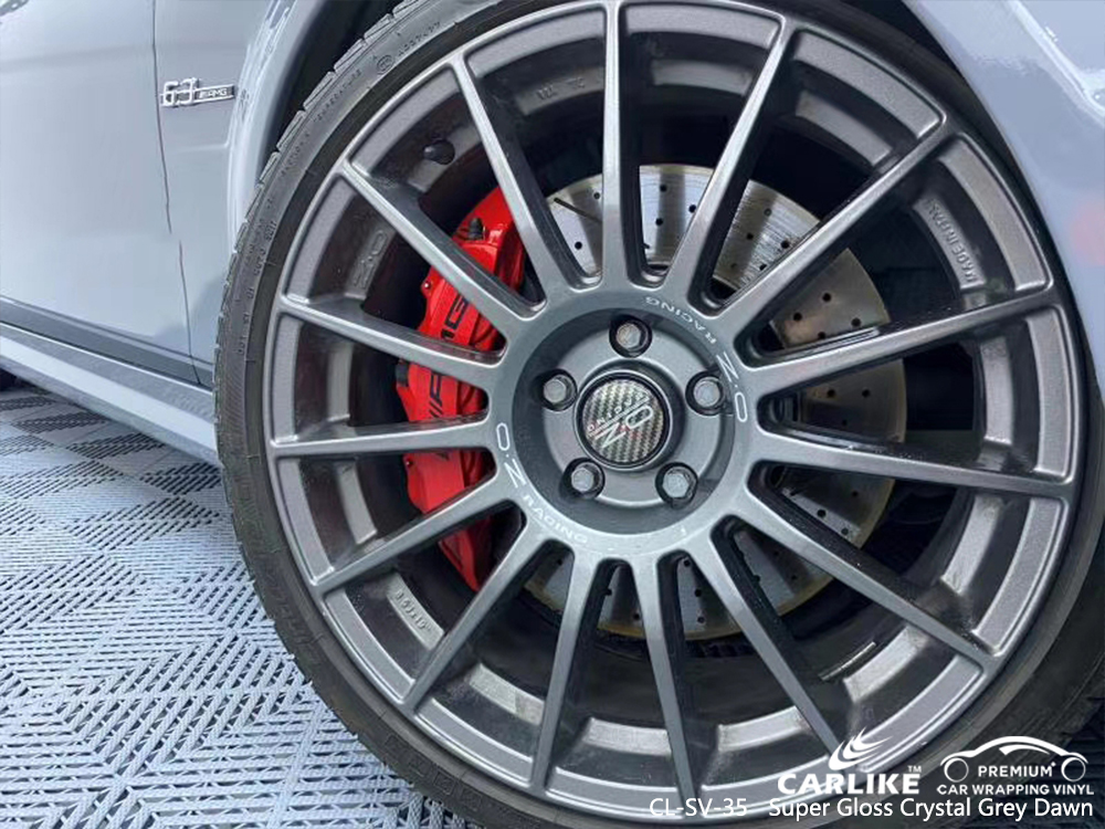 CL-SV-35 super gloss crystal grey dawn moto vinyl sticker paper for MERCEDES-BENZ Rize Turkey