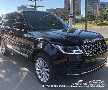 RANGE ROVER Bolu Türkiye için CL-TPU-01 tpu 190 mikron parlak ısı-onarım araba sarma vinil mat