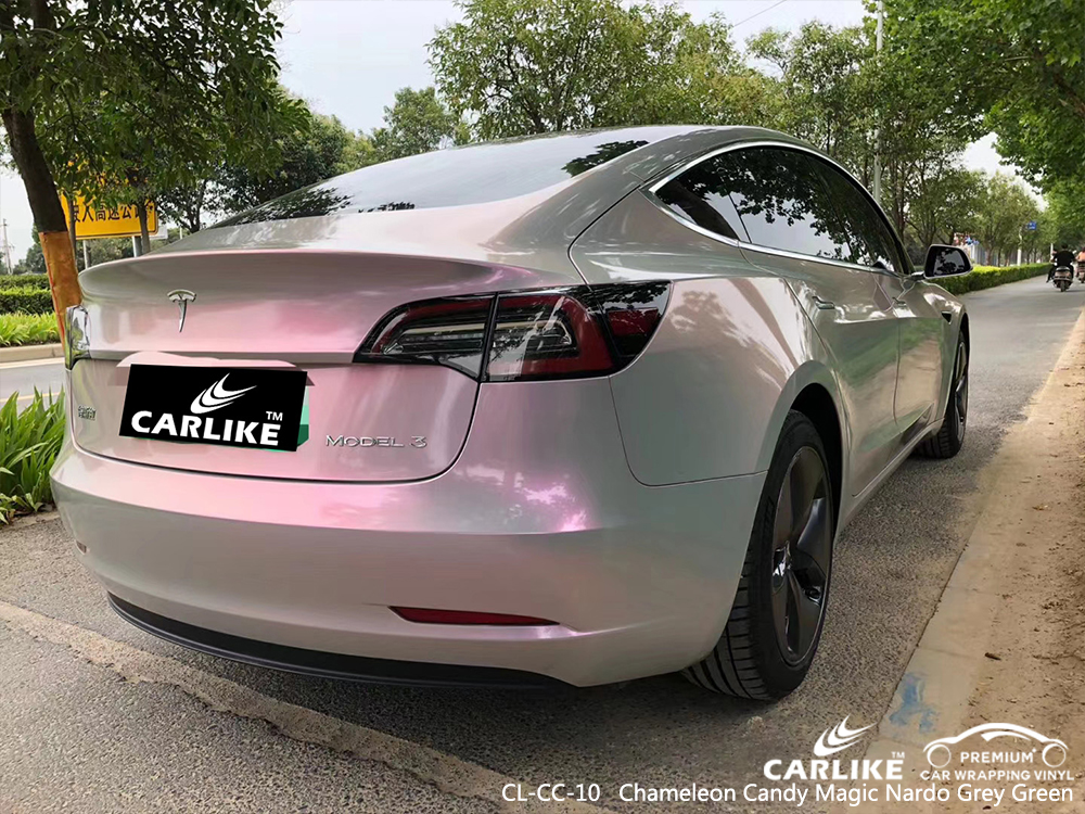 CL-CC-10 chameleon candy magic nardo grey green car wrap vinyl matte for TESLA Western Cape South Africa