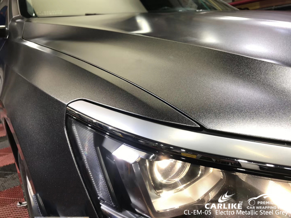 CL-EM-05 electro metallic steel grey car wrap film for VOLKSWAGEN Putrajaya Malaysia