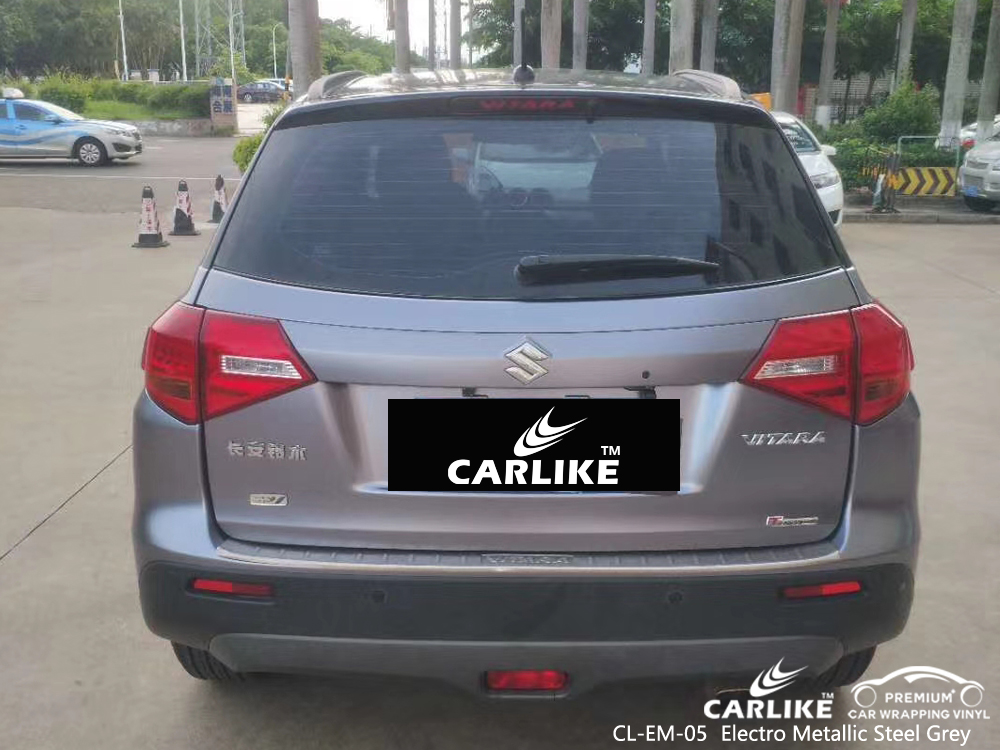 CL-EM-05 electro metallic steel grey vinyl sticker paper for SUZUKI Federal Territory Malaysia