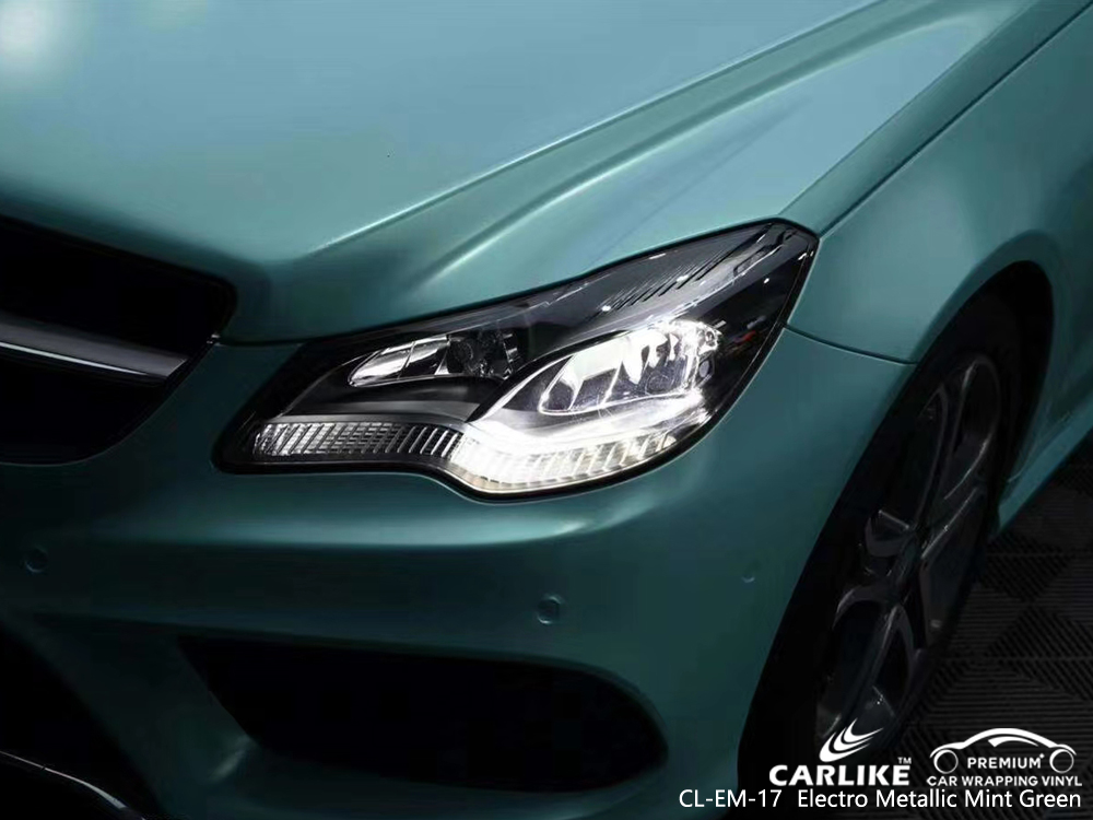 CL-EM-17 electro metallic mint green body wrap car supplier for MERCEDES-BENZ Kedah Malaysia