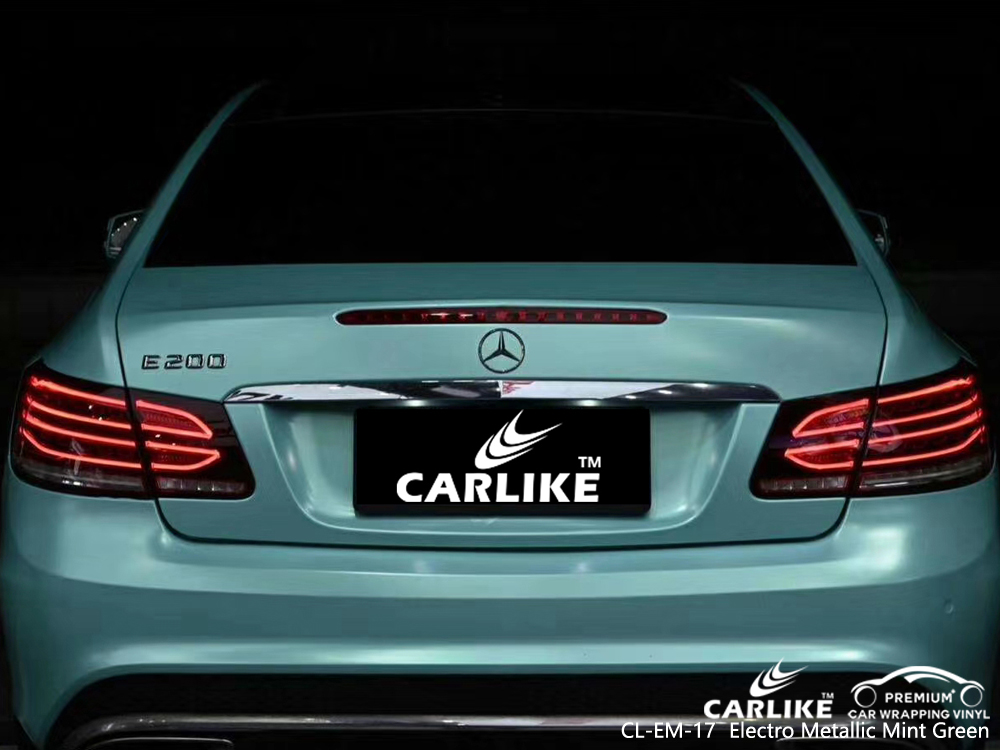 CL-EM-17 electro metallic mint green body wrap car supplier for MERCEDES-BENZ Kedah Malaysia