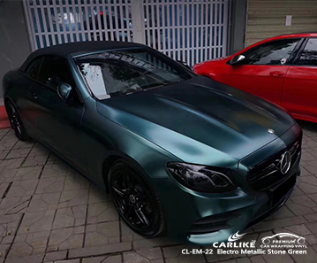 CL-EM-22 electro metallic stone green wrap my car for MERCEDES-BENZ