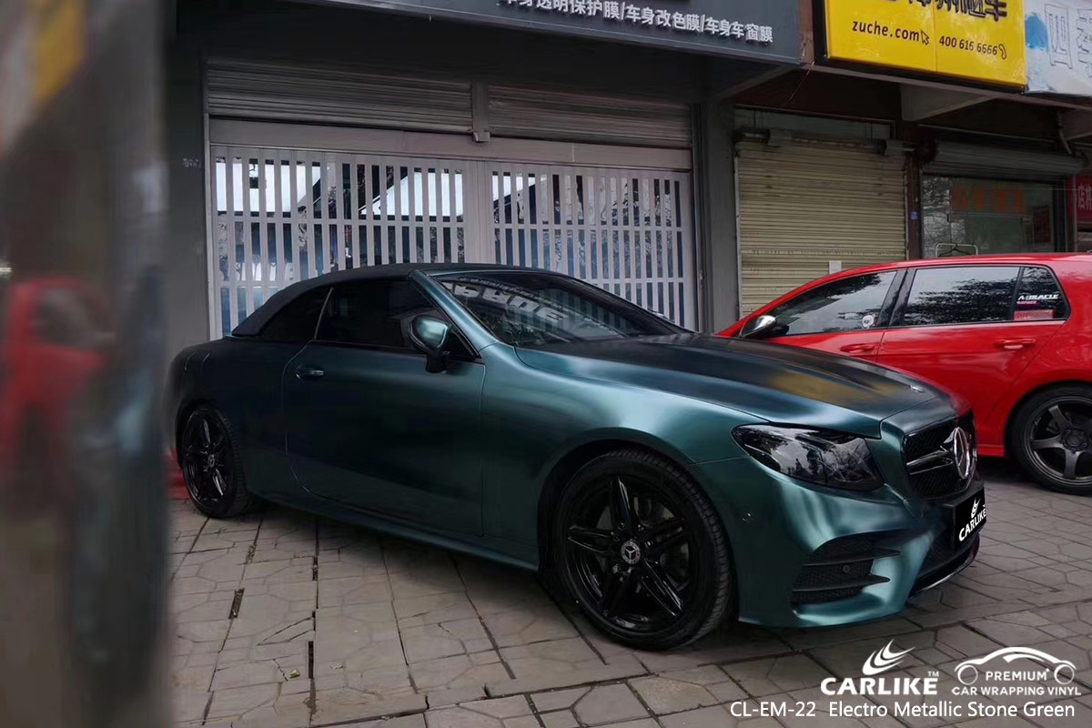 CL-EM-22 electro metallic stone green wrap my car for MERCEDES-BENZ Kirikkale Turkey
