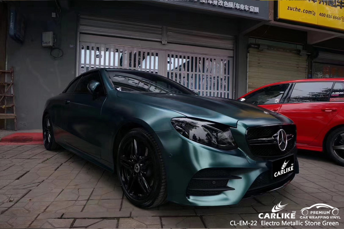 CL-EM-22 electro metallic stone green wrap my car for MERCEDES-BENZ Kirikkale Turkey