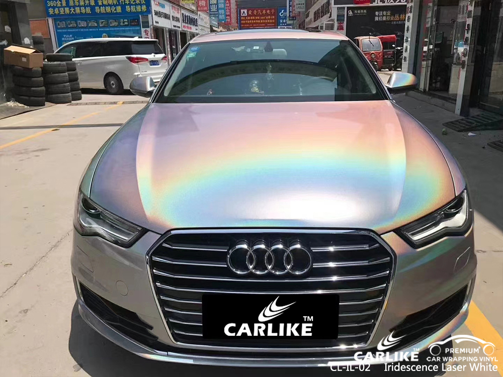 CL-IL-02 iridescence laser white car wrap film for AUDI Gauteng South Africa