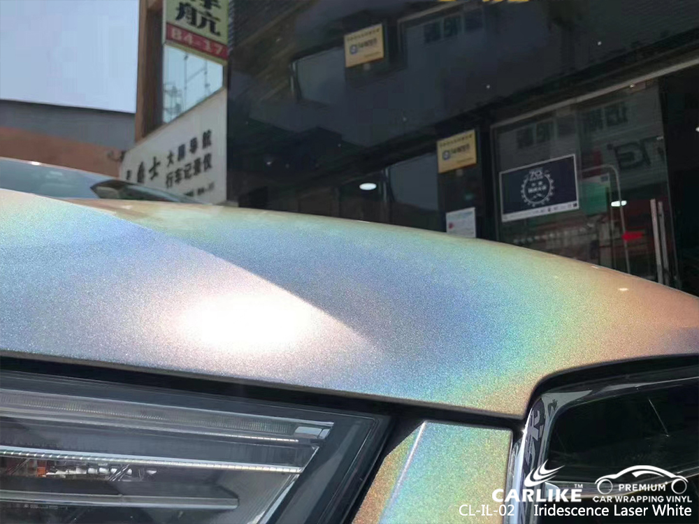 CL-IL-02 iridescence laser white car wrap film for AUDI Gauteng South Africa