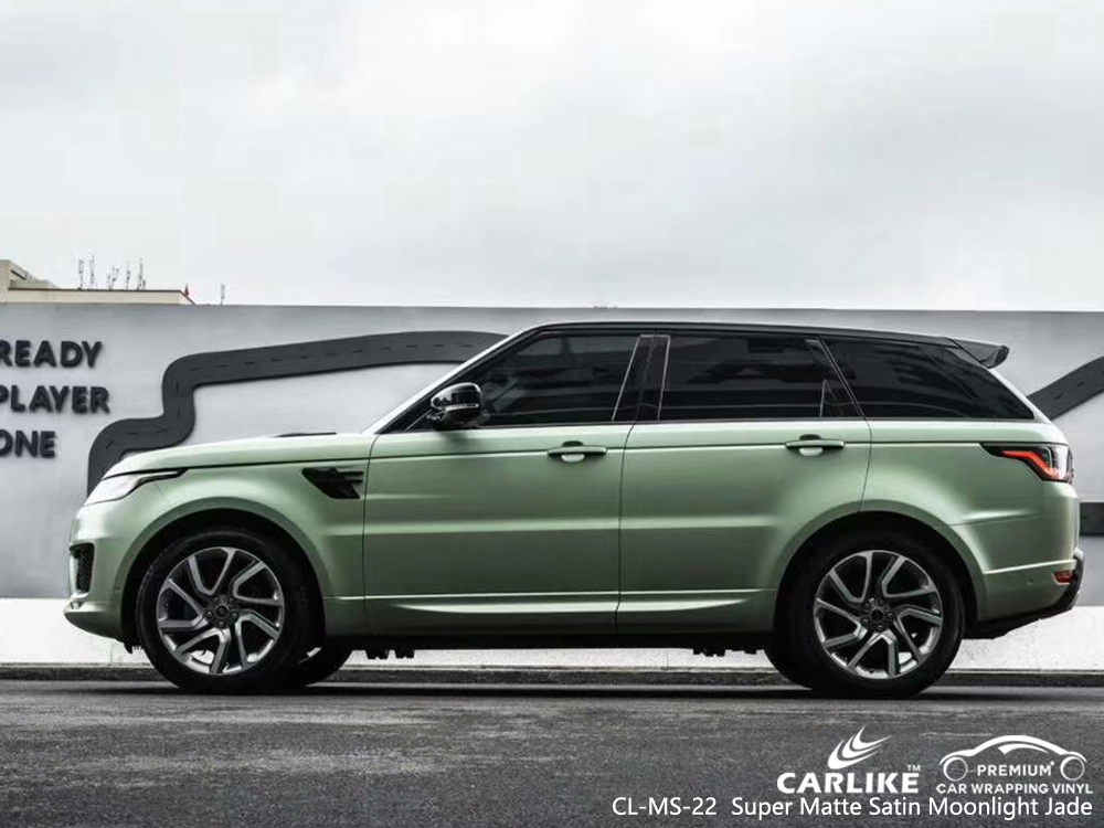 CL-MS-22 super matte satin moonlight jade vinyl matte car wrap for RANGE ROVER Pahang Malaysia