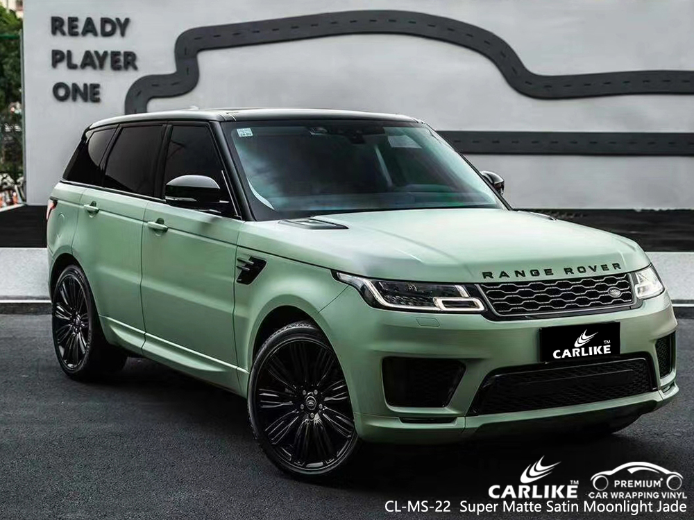 CL-MS-22 super matte satin moonlight jade vinyl matte car wrap for RANGE ROVER Pahang Malaysia