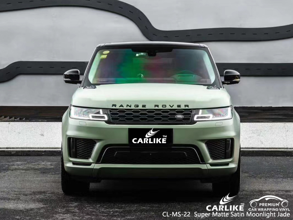 CL-MS-22 super matte satin moonlight jade vinyl matte car wrap for RANGE ROVER Pahang Malaysia