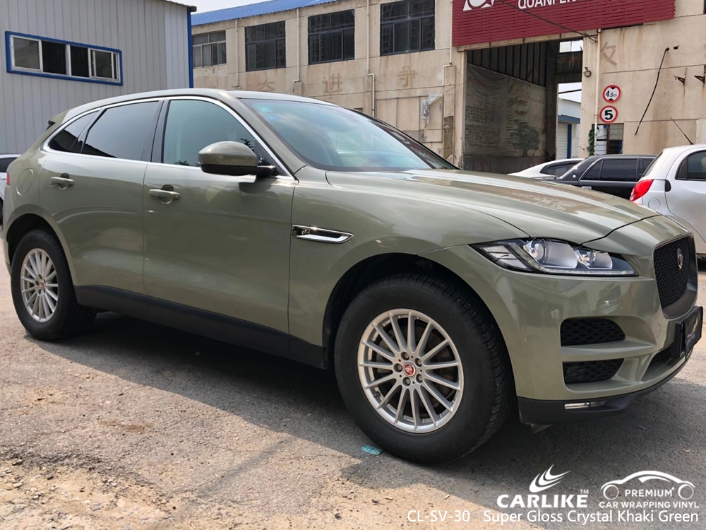 CL-SV-30 super gloss crystal khaki green vinyl wrap my car for JAGUAR Mpumalanga South Africa