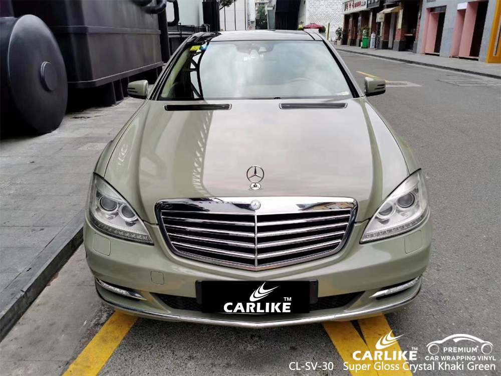 CL-SV-30 super gloss crystal khaki green vinyl wrap gloss for MERCEDES-BENZ KwaZulu-Natal South Africa