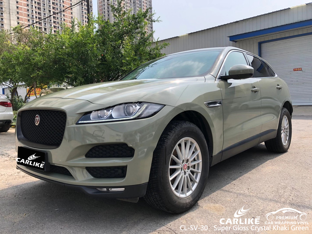 CL-SV-30 super gloss crystal khaki green vinyl wrap my car for JAGUAR Mpumalanga South Africa