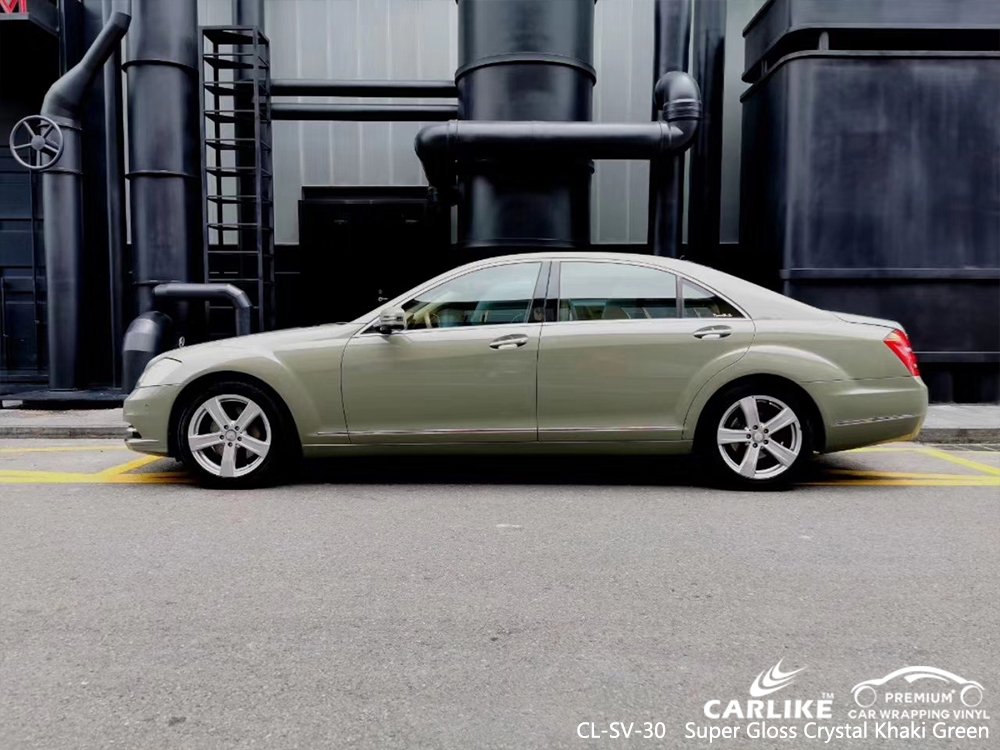CL-SV-30 super gloss crystal khaki green vinyl wrap gloss for MERCEDES-BENZ KwaZulu-Natal South Africa