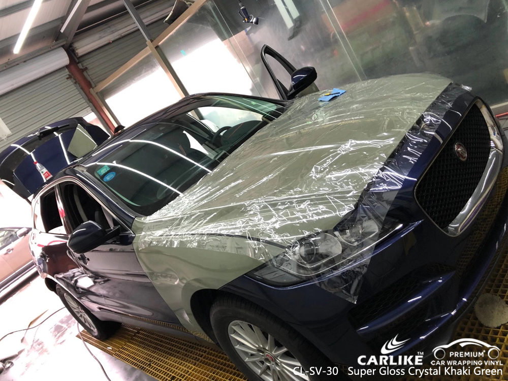 CL-SV-30 super gloss crystal khaki green vinyl wrap my car for JAGUAR Mpumalanga South Africa