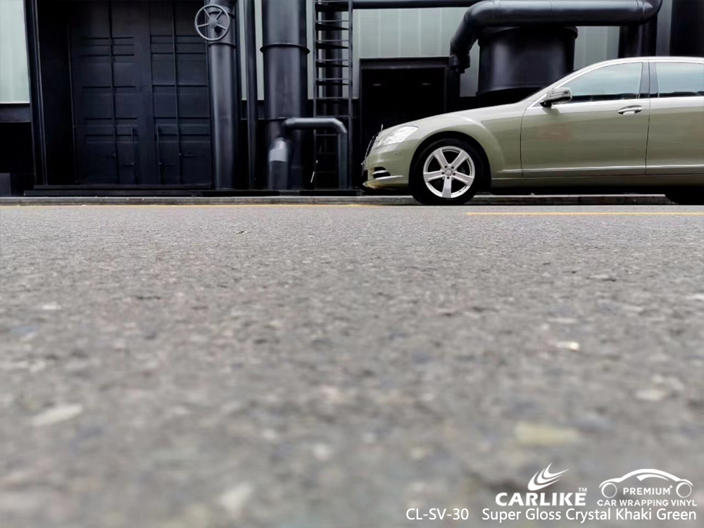 CL-SV-30 super gloss crystal khaki green vinyl wrap gloss for MERCEDES-BENZ KwaZulu-Natal South Africa