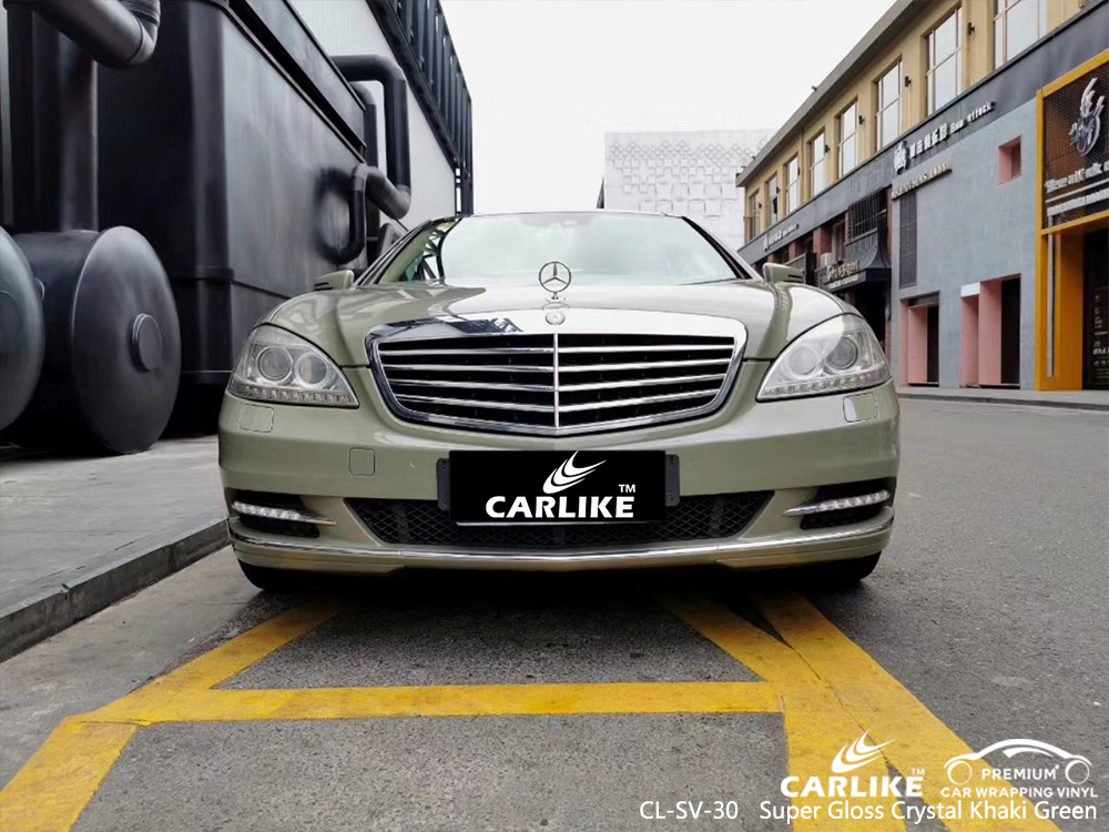 CL-SV-30 super gloss crystal khaki green vinyl wrap gloss for MERCEDES-BENZ KwaZulu-Natal South Africa