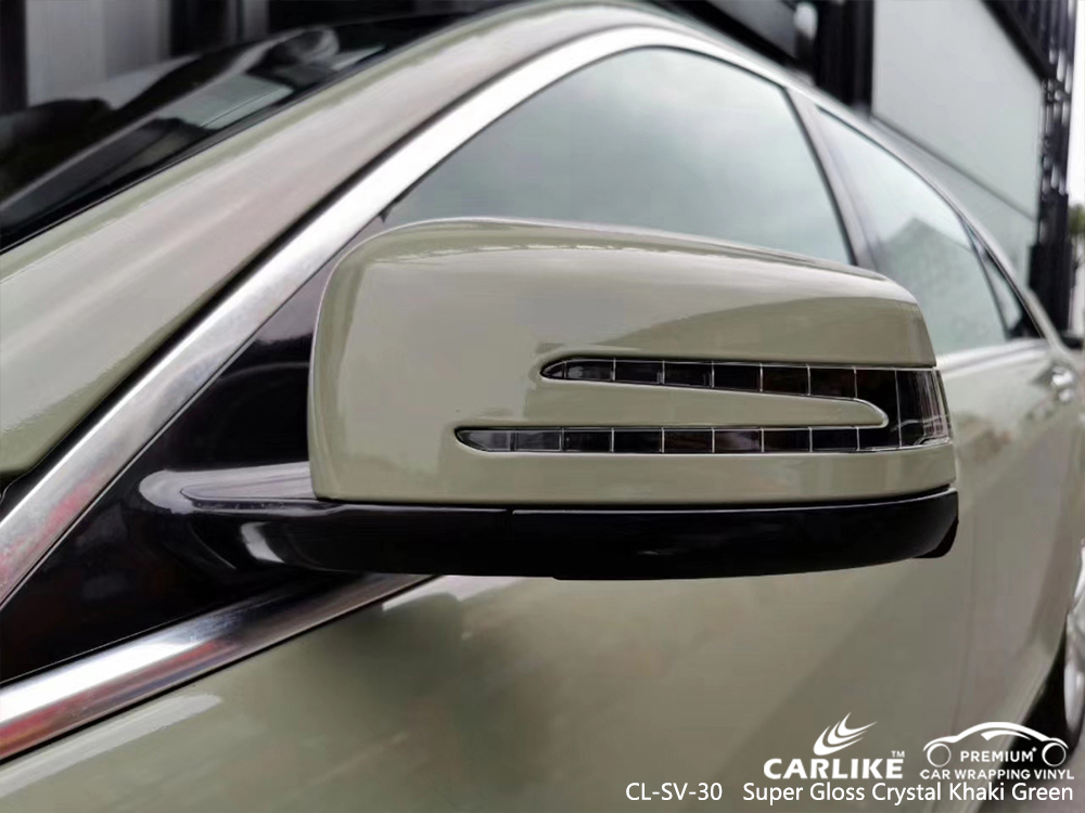 CL-SV-30 super gloss crystal khaki green vinyl wrap gloss for MERCEDES-BENZ KwaZulu-Natal South Africa