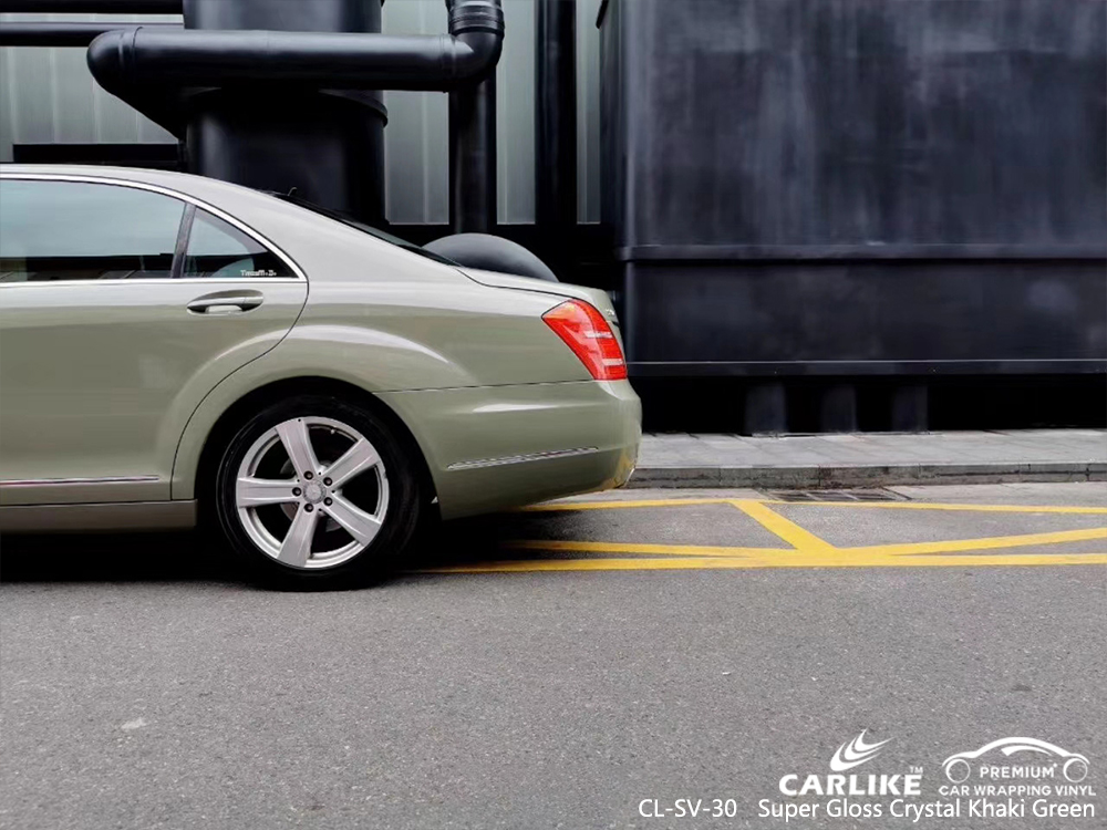 CL-SV-30 super gloss crystal khaki green vinyl wrap gloss for MERCEDES-BENZ KwaZulu-Natal South Africa