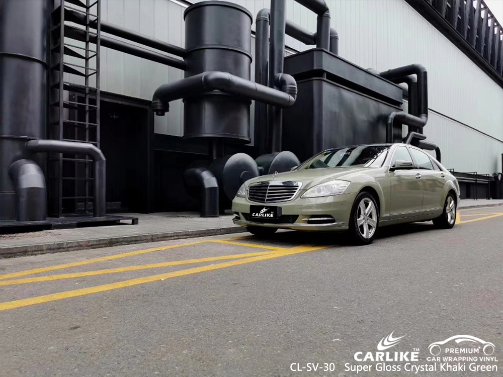 CL-SV-30 super gloss crystal khaki green vinyl wrap gloss for MERCEDES-BENZ KwaZulu-Natal South Africa