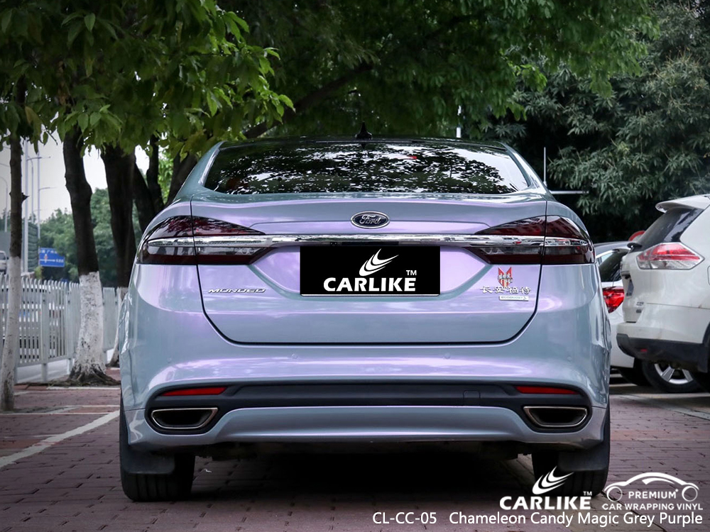 CL-CC-05 chameleon candy magic grey purple high gloss vinyl wrap for FORD Schleswig-Holstein Germany