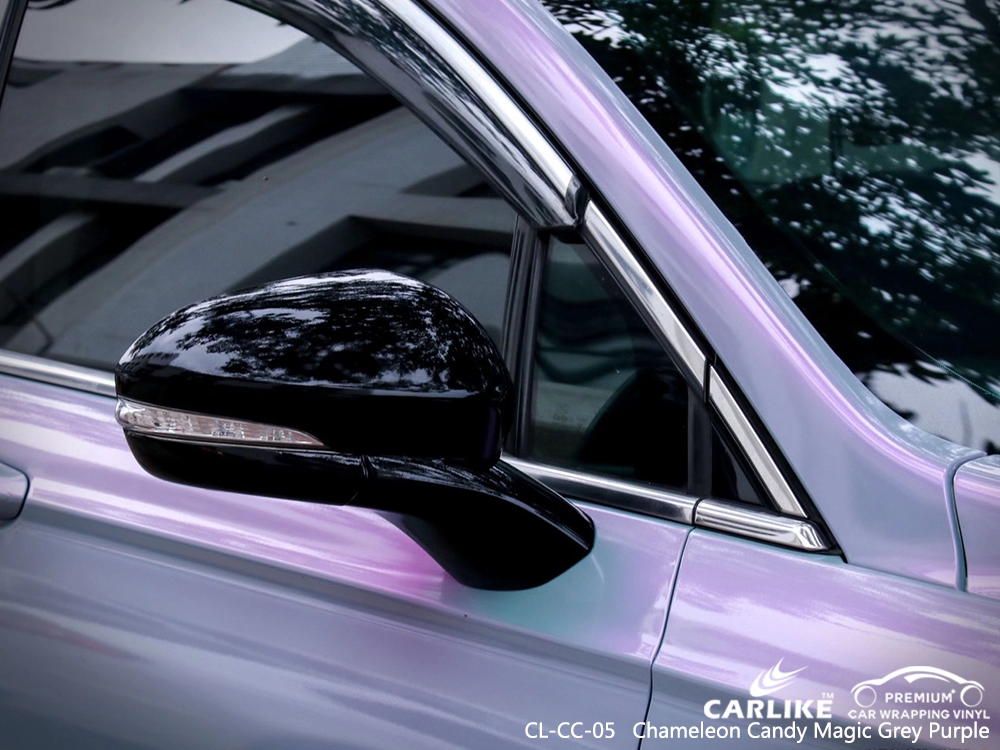 CL-CC-05 chameleon candy magic grey purple high gloss vinyl wrap for FORD Schleswig-Holstein Germany