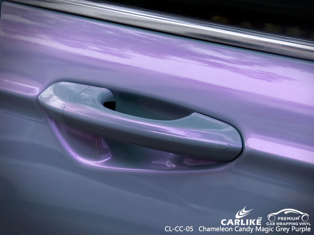 CL-CC-05 chameleon candy magic grey purple high gloss vinyl wrap for FORD Schleswig-Holstein Germany