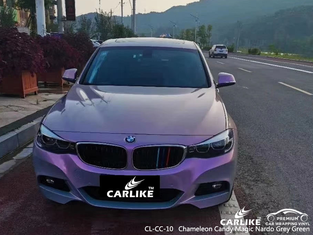 CL-CC-10 chameleon candy magic nardo grey green vinyl material suppliers for BMW Brandenburg Germany