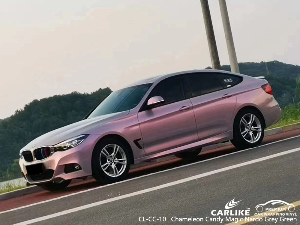 CL-CC-10 chameleon candy magic nardo grey green vinyl material suppliers for BMW Brandenburg Germany