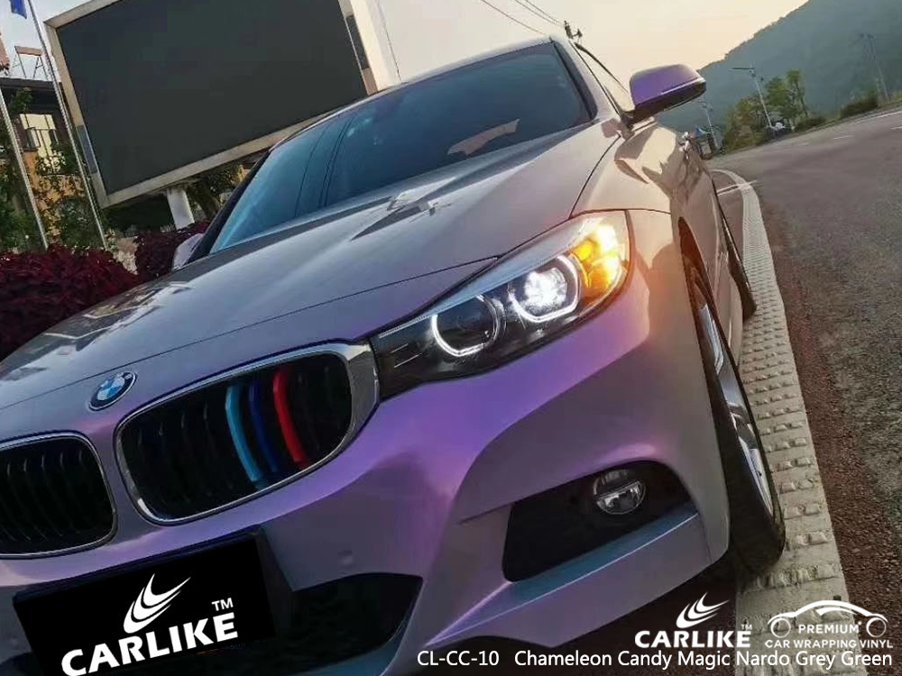 CL-CC-10 chameleon candy magic nardo grey green vinyl material suppliers for BMW Brandenburg Germany