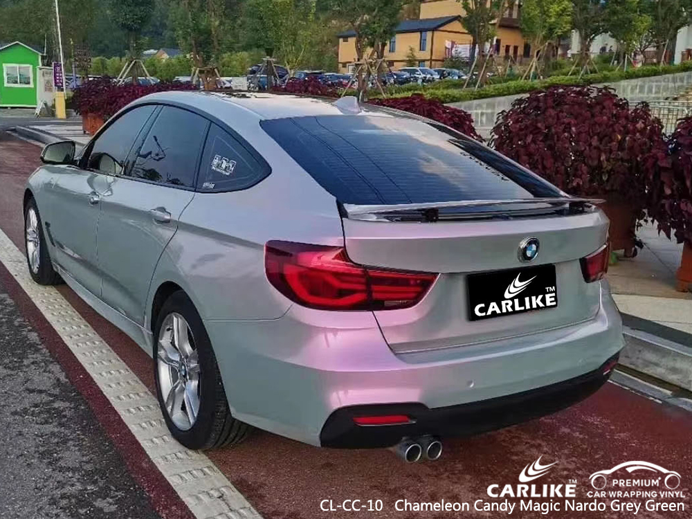 CL-CC-10 chameleon candy magic nardo grey green vinyl material suppliers for BMW Brandenburg Germany