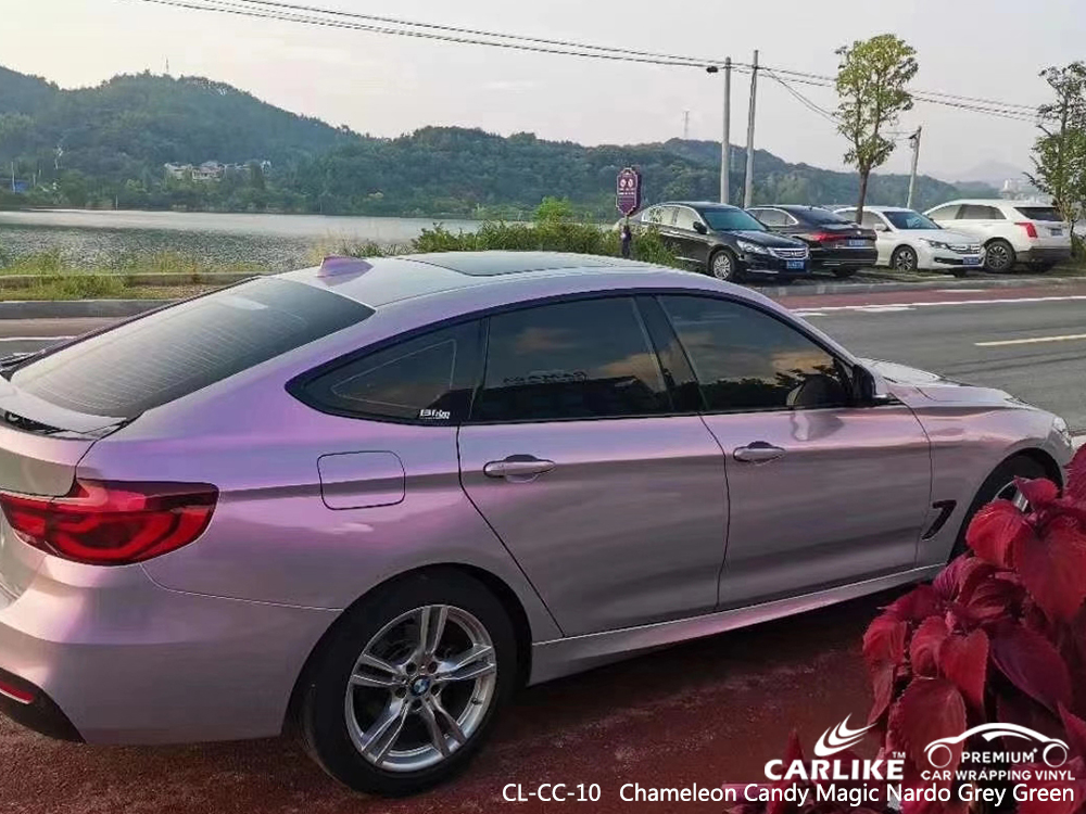 CL-CC-10 chameleon candy magic nardo grey green vinyl material suppliers for BMW Brandenburg Germany