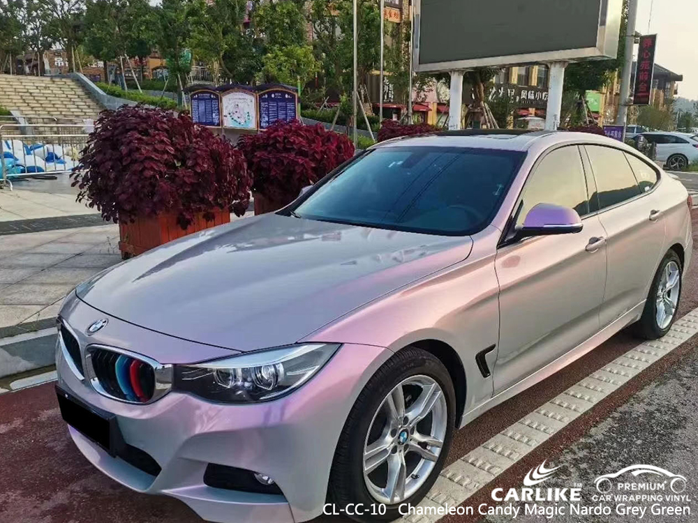 CL-CC-10 chameleon candy magic nardo grey green vinyl material suppliers for BMW Brandenburg Germany