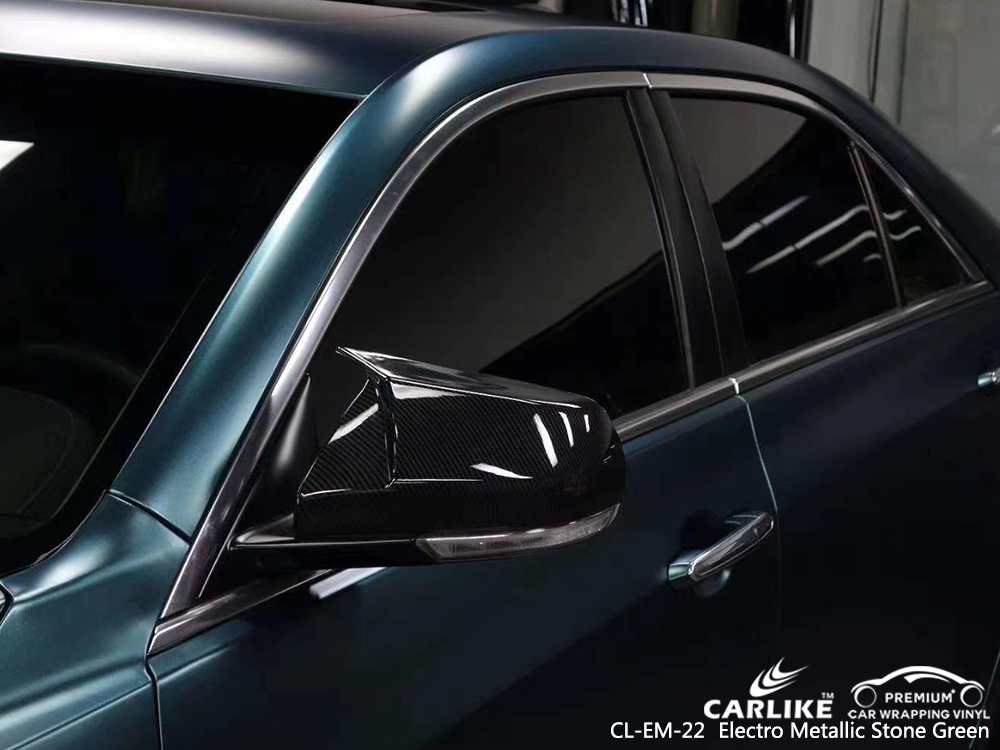 CL-EM-22 electro metallic stone green vinyl films for CADILLAC Thuringia Germany