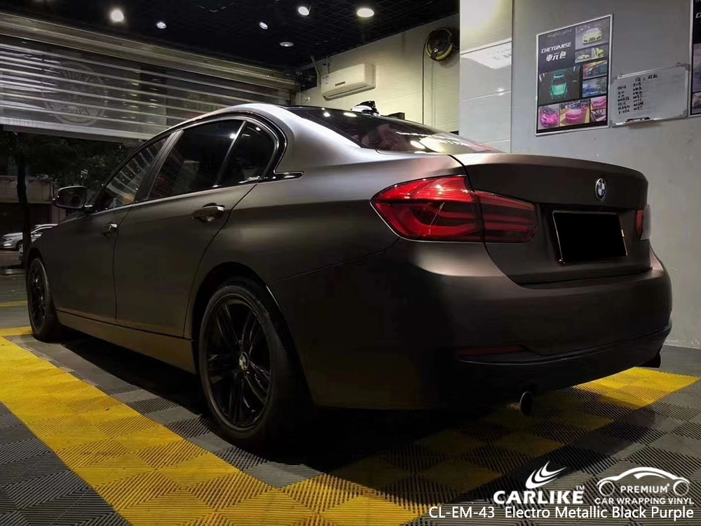 CL-EM-43 electro metallic black purple car foil for BMW North Rhine-Westphalia Germany