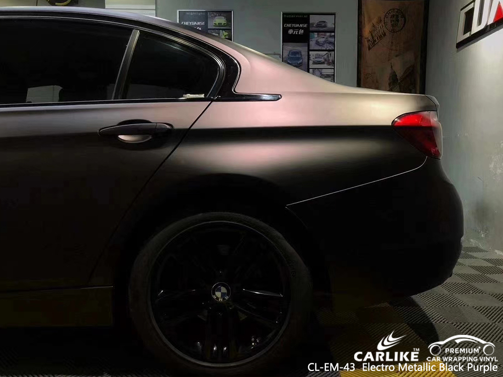 CL-EM-43 electro metallic black purple car foil for BMW North Rhine-Westphalia Germany