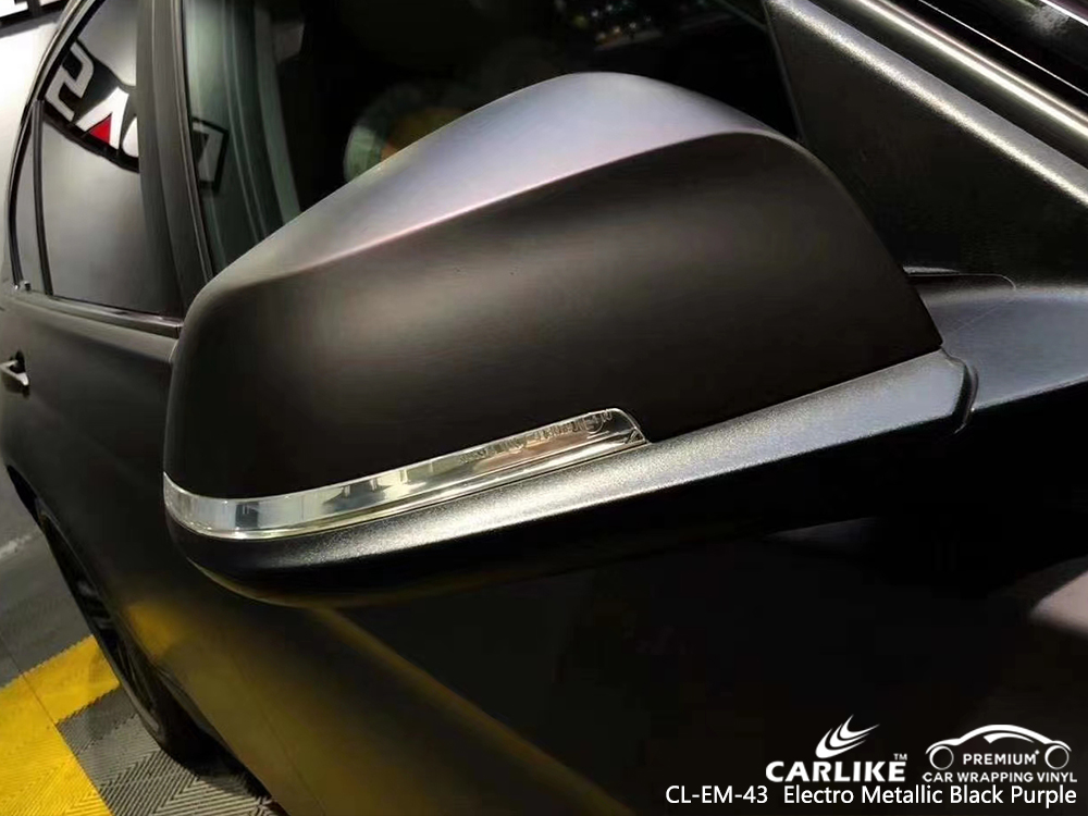 CL-EM-43 electro metallic black purple car foil for BMW North Rhine-Westphalia Germany