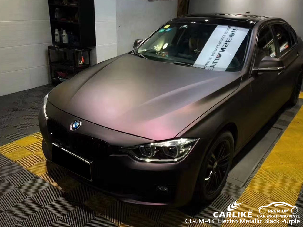 CL-EM-43 electro metallic black purple car foil for BMW North Rhine-Westphalia Germany