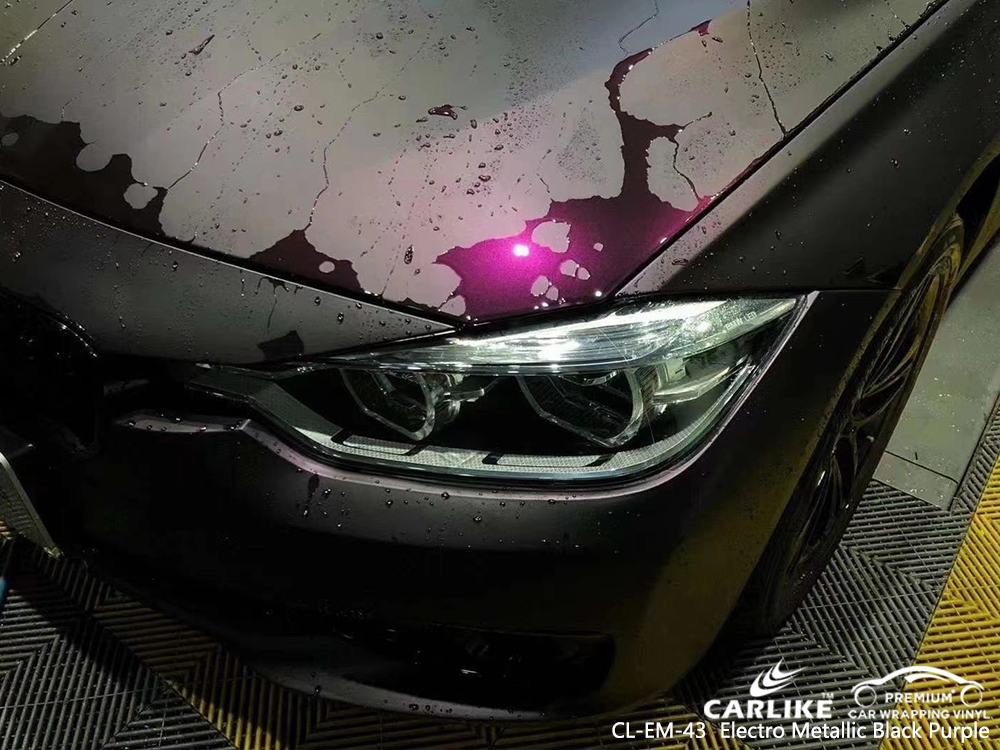 CL-EM-43 electro metallic black purple car foil for BMW North Rhine-Westphalia Germany