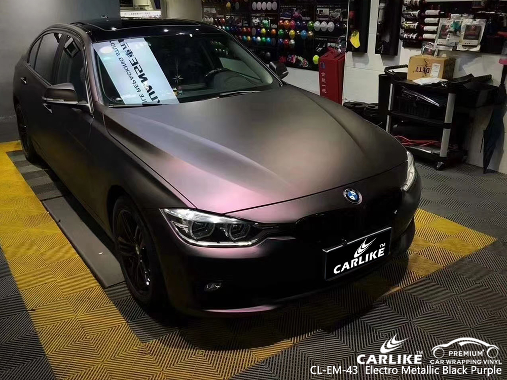 CL-EM-43 electro metallic black purple car foil for BMW North Rhine-Westphalia Germany