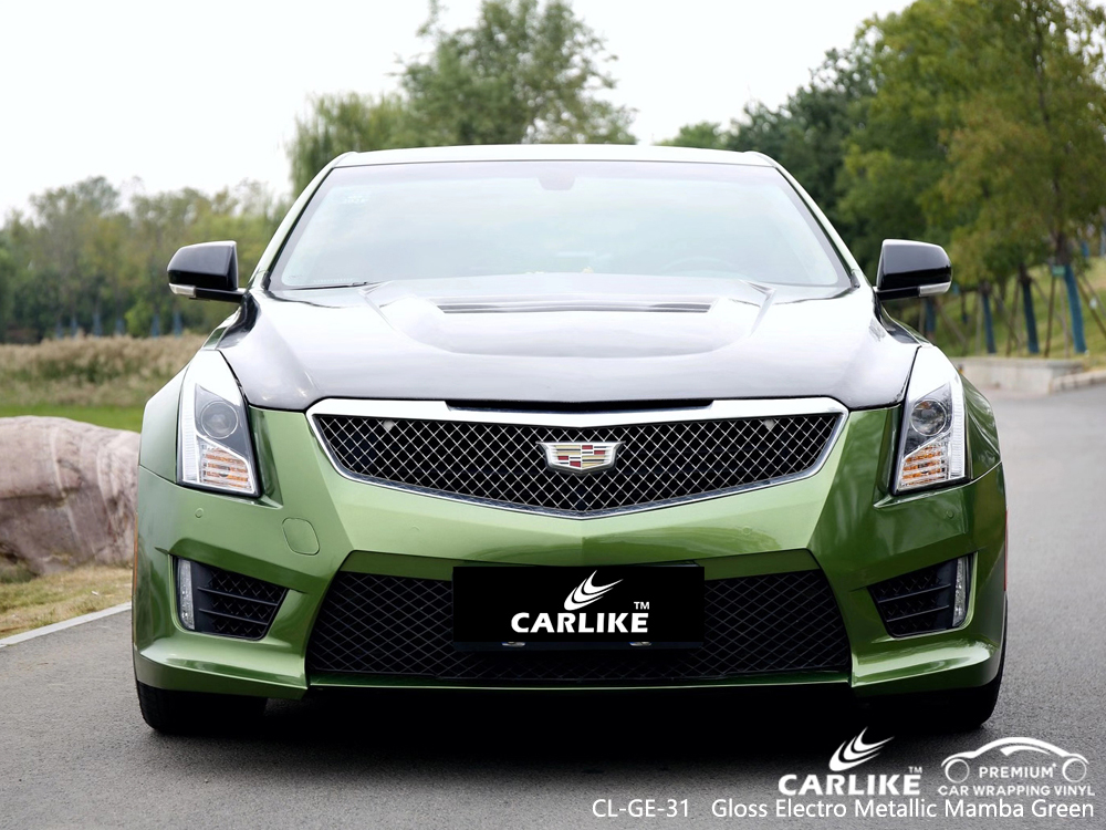 CL-GE-31 gloss electro metallic mamba green vinyl sticker paper for CADILLAC Occitanie France