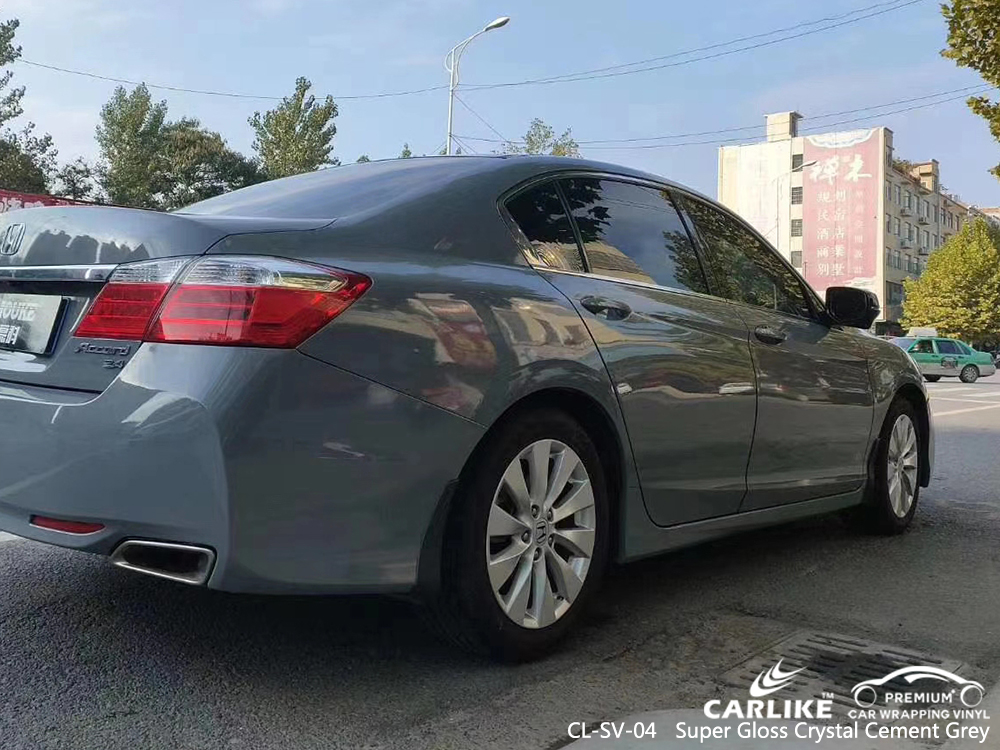 CL-SV-04 super gloss crystal cement grey vinyl sticker paper for HONDA Bremen Germany