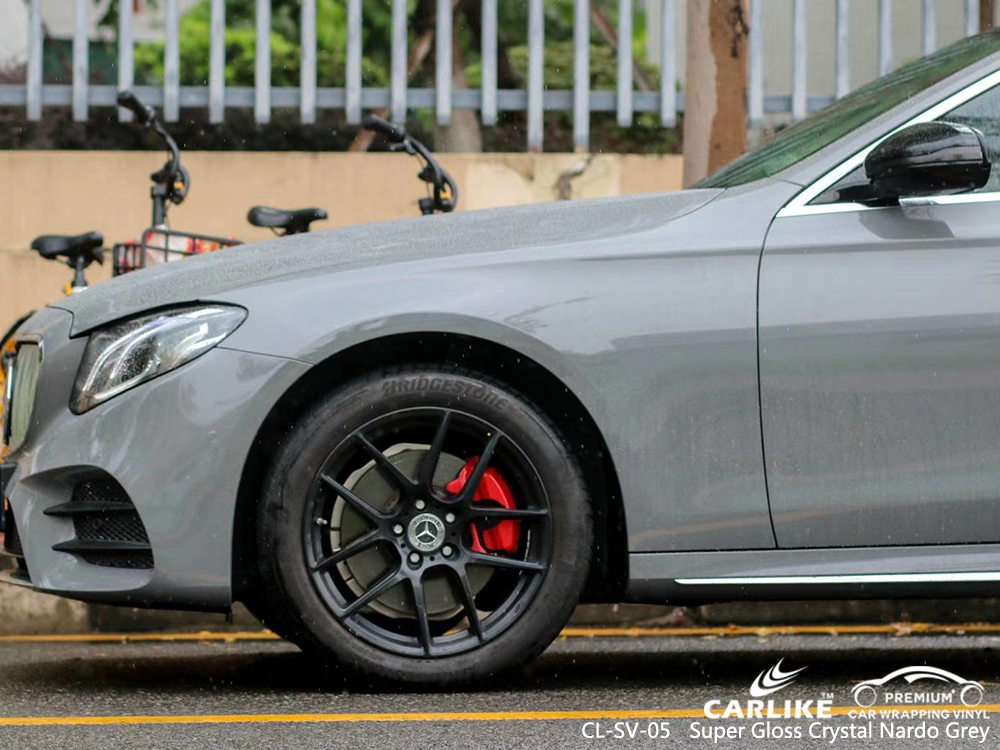 CL-SV-05 super gloss crystal nardo grey wrap car black matt for MERCEDES-BENZ Saarland Germany